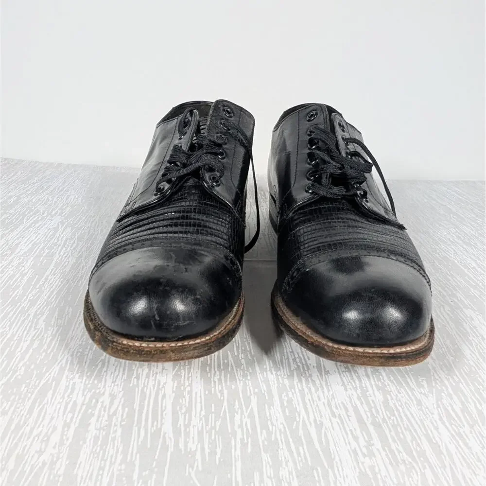 Stacy Adams Oxford Shoes Mens Size 8.5 D Black Madison (00049-01)